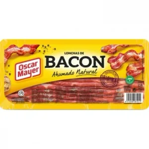 Bacon Ahumado Natural en Lonchas Oscar Mayer sin Gluten 150 G