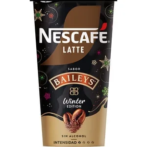 Baileys Bebida Láctea de Café Sabor Baileys sin Alcohol sin Gluten  Nescafe Latte 215 G