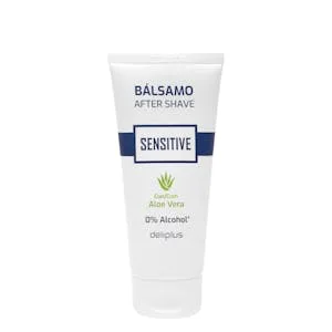Bálsamo After Shave Sensitive Deliplus con Aloe Vera y 0% Alcohol 0.1 L