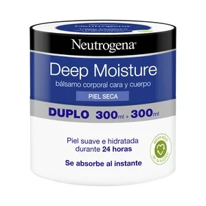 Neutrógena Bálsamo Hidratación Profunda, para Cara y Cuerpo, Especial Piel Seca 300 Ml. 600 ML