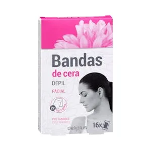 Bandas de Cera Facial Deliplus Piel Sensible 1 UD