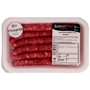 Bandeja con 6 Longanizas Blancas Selecciona. 330 G