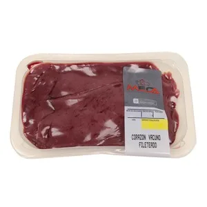 Bandeja con Corazón de Vacuno Cortado en Filetes Meca 300 G