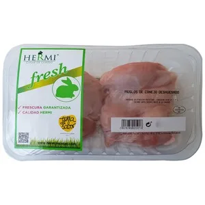Hermi Bandeja con Muslos de Conejo Joven Deshuesados. 300 G