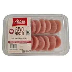 Bandeja de Filete de Solomillo de Pavo 375 G