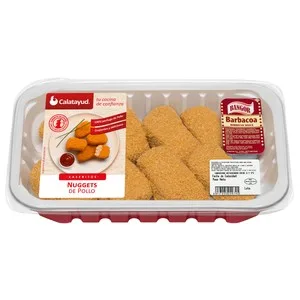 Bandeja de Nuggets de Pollo con Salsa Barbacoa Calatayud Caseritos 300 G