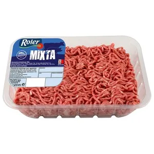 Bandeja de Preparado de Carne Picada Mixta (vacuno-cerdo), Elaborada sin Gluten Roler 800 G.