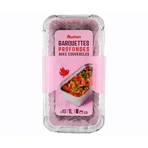 Producto Alcampo Bandejas de Aluminio 1 L. Producto Alcampo 10 Uds.