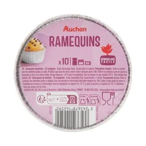Producto Alcampo Bandejas (moldes) de 8 Cm., de Aluminio Especiales para Muffins 10 Uds.