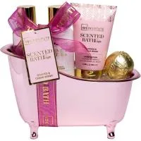 Set Bañera Rose 4 Piezas IDC Institute, Pack 1 Ud