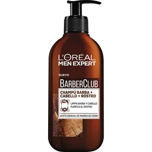 Barber Club Champú 3 en 1 para Barba Cabello y Rostro L'oreal MEN Expert