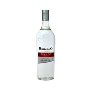 Barceló Ron Blanco Añejado, Producido en República Dominicana Botella de 75 Cl. 1000 ML