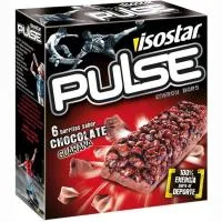 Barra Pulse de Chocolate Isostar, Caja 138 G