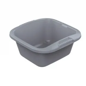 Barreño Cuadrado Carrefour 10 L. - Gris