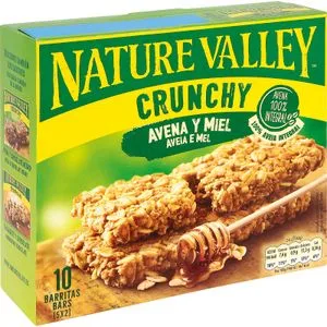 Barrita Cereales Crunchy Avena y Miel Pack 5 210 Gr