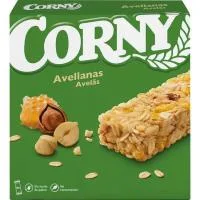 Barrita con Avellana Corny, 6 Uds, Caja 150 G