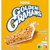 Barrita de Cereal Golden Grahams Nestlé, 6 Uds., Caja 150 G