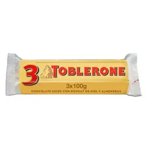 Chocolate con Leche Suizo con Miel y Almendras Pack 3 Toblerone