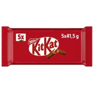 Barrita de Galleta Crujiente Cubierta de Chocolate Pack 5 Unidades de 41,5 G.