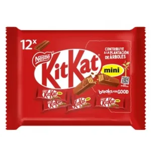 Barrita de Galleta Crujiente Cubierta de Chocolate Mini Nestlé Kit Kat 200 G.