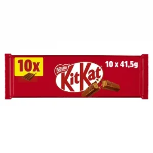 Barrita de Galleta Crujiente Cubierta de Chocolate Nestlé Kit Kat 10 Ud.