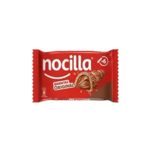 Barrita de Galleta Rellena de Crema de Chocolate Nocilla Original Pack 6 Unidades de 21,5 G.