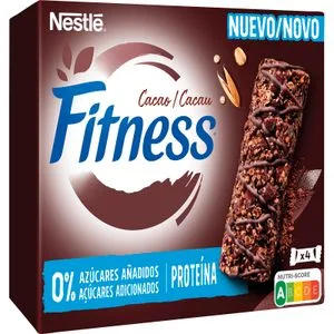 Barrita Fitness Protein Cacao 0% Azúcares 80 Gr
