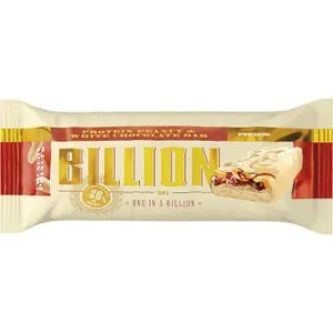 Barrita Protei. Cacahuete Chocolate Blanco Billion 65 Gr