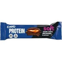 Barrita Proteína Suave con Chocolate Negro Corny, 1 Ud, 45 G