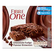 Barritas de Brownie de Chocolate Fibre One 96 G