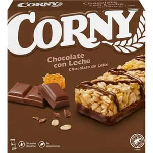 Barritas de Cereales con Chocolate con Leche y sin Aceite de Palma 6 Unidades  Corny 150 G