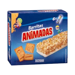 Barritas de Cereales con Galleta Animada Hacendado 0.12 KG