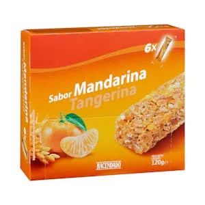 Barritas de Cereales Sabor Mandarina Hacendado 0.12 KG
