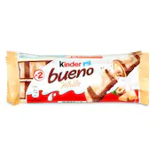 Barritas de Chocolate Blanco y Avellanas Kinder 3 X 39 G