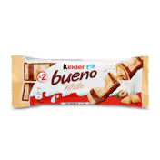 Barritas de Chocolate Blanco y Avellanas Kinder Bueno 39 G