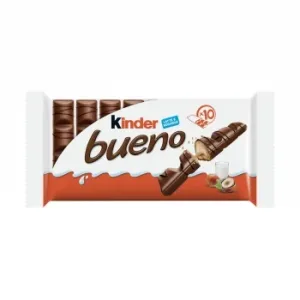 Barritas de Chocolate con Leche y Crema de Avellanas Kinder Bueno 10 Ud.
