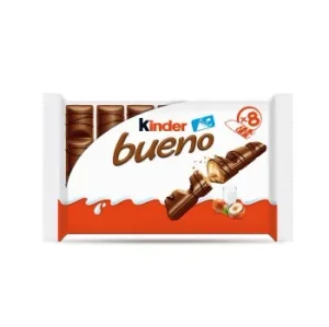 Barritas de Chocolate con Leche y Crema de Avellanas Kinder Bueno 344 G,