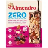 Barritas de Frutos Rojos el Almendro Zero, Caja 120 G