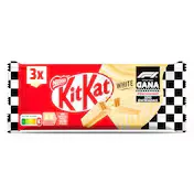 Barritas de Galleta Recubiertas de Chocolate Blanco Kit Kat 3 X 41.5 G