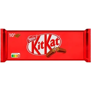 Barritas de Galleta Recubiertas de Chocolate con Leche  Nestle KIT KAT 10 Unidades