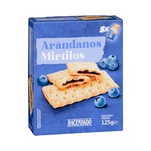 Barritas de Galleta y Arándanos Hacendado 0.125 KG