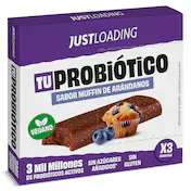 Barritas Energéticas Sabor Muffin de Arándanos con Probióticos Just Loading 105 G