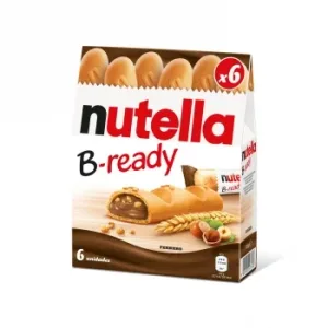 Barritas Nutella B-ready Pack de 6 Unidades de 30 G.