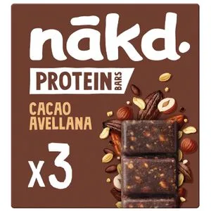 Barritas Protein Cacao Avellana 3 X 45 Gr