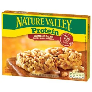 Barritas Protein Caramelo Salado, 4 Unidades 160 Gr