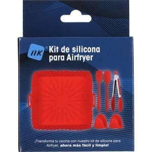 Base Silicona + Accesori Roja 1 u