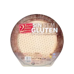 Bases de Pizza sin Gluten sin Lactosa Hacendado Ultracongeladas 0.4 KG