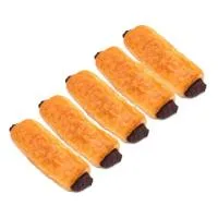 Bastón Relleno con 27% Crema de Chocolate Eroski, 5 Uds