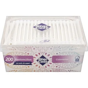 Bastoncillos con Palo de Papel Star Cott