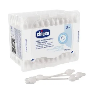 Chicco Bastoncillos de Algodón con Protección para los Timpanos 90 Uds.